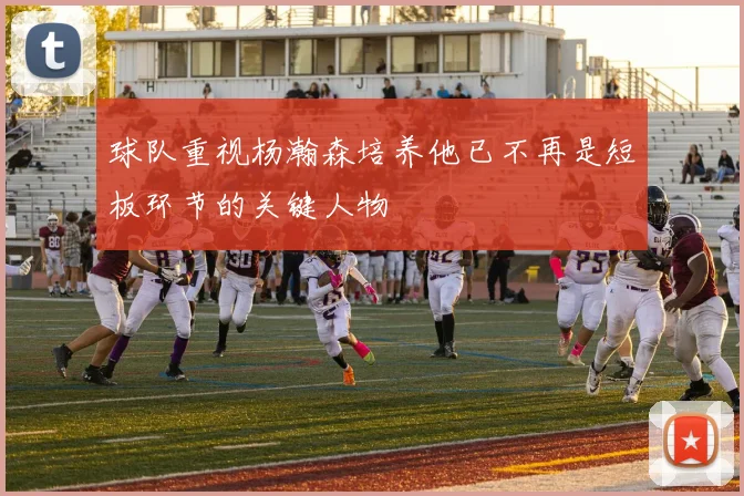 球队重视杨瀚森培养他已不再是短板环节的关键人物